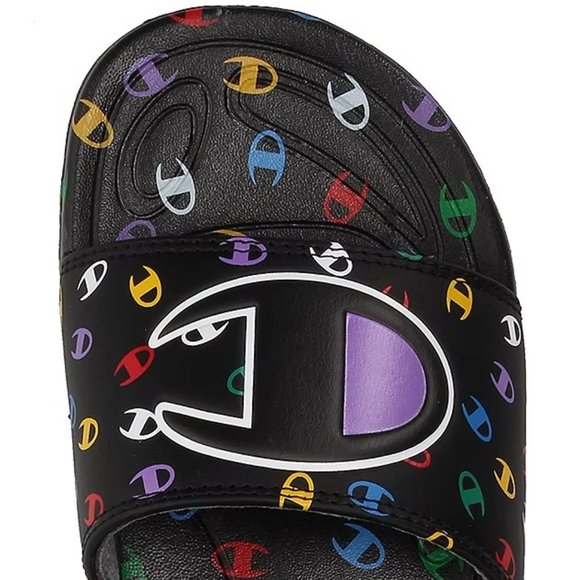 Champion MEGA TOSS C Pop MULTI Women's Slides New in Box w/Tags - Picture 3 of 10